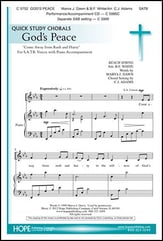 God's Peace SATB choral sheet music cover